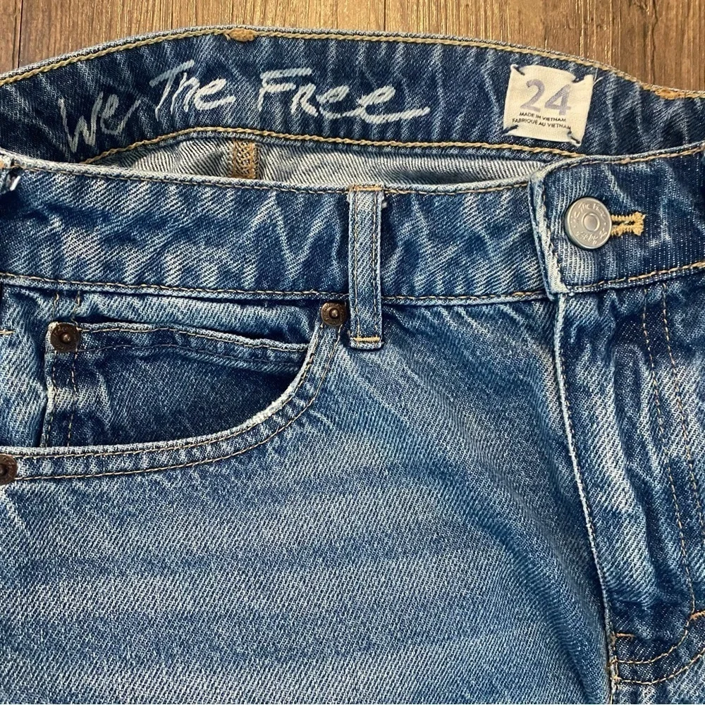 Free People Bailey Denim Mini Skirt size 24